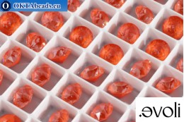 evoli Chaton 1088 Crystal Orange Ignite ss39/8,4mm, 1pc SVX-0208_x