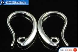 Ear Wire Earrings silver 12x19mm FCH-0014