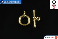 Toggle gold X=15mm, 10mm
