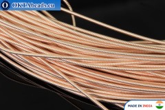 Smooth stiff gimp wire gold 1mm, 1m