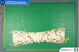 Телячья кожа змеиное покрытие, жесткая ~ 0,8мм, 13,6гр XL0227