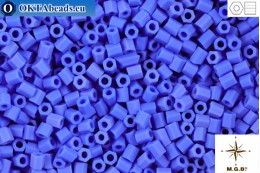 Matsuno Beads dvoukrátky Opaque Navy Blue Frosted (739MA) 11/0, 10g 11C-MGB-739MA