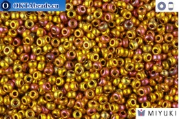 MIYUKI Beads 24Kt Gold Iris 11/0 (199)