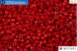 MIYUKI Beads Delica Dyed Opaque Red (DB791) 11/0 DB791