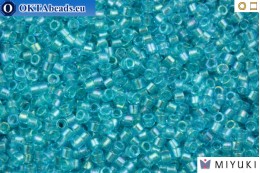 MIYUKI Beads Delica Fancy Lined Aqua (DB2382) 11/0