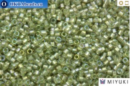 MIYUKI Beads Delica Fancy Lined Silver Streak (DB2378) 11/0