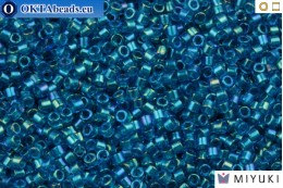 MIYUKI Beads Delica Fancy Lined Teal Blue (DB2385) 11/0 DB2385