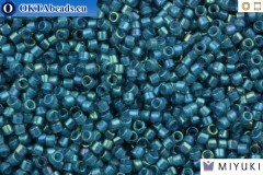 MIYUKI Beads Delica Fancy Lined Teal Dk Blue (DB2384) 11/0