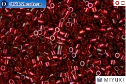 MIYUKI Beads Delica Gold Luster Transparent Red 15/0 (DBS105)