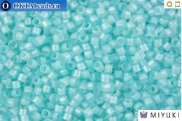 MIYUKI Beads Delica Lined Aqua Mist 11/0 (DB78) DB078