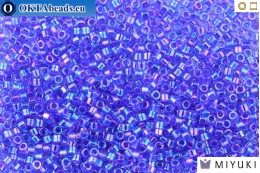 MIYUKI Beads Delica Lined Blue Violet AB 11/0 (DB63) DB063