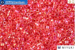 MIYUKI Beads Delica Lined Dark Rose 11/0 (DB75) DB075