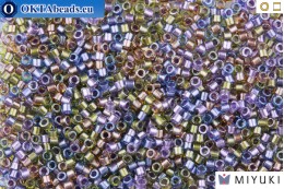 MIYUKI Beads Delica Lined Purple Bronze Mix 11/0 (DB986)