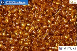 MIYUKI Beads Delica Lined Topaz AB 11/0 (DB65) DB065