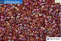 MIYUKI Beads Delica Lined Topaz AB 11/0 (DB88)