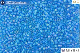 MIYUKI Beads Delica Matte Light Blue AB 11/0 (DB862) DB862