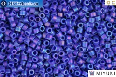 MIYUKI Beads Delica Matte Opaque Dark Blue AB 11/0 (DB880)