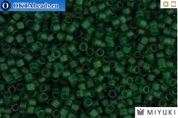 MIYUKI Beads Delica Matte Transparent Green Forest 11/0 (DB767) DB767