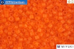 MIYUKI Beads Delica Matte Transparent Orange 11/0 (DB744)