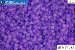 MIYUKI Beads Delica Matte Transparent Purple 11/0 (DB783)