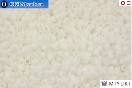 MIYUKI Beads Delica Opaque Chalk White (DBS200) 15/0