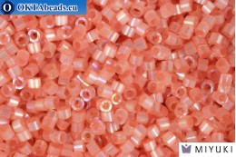 MIYUKI Beads Delica Silk Inside Dyed Cinnamon Ab (DB1863) 11/0, 5гр DB1863