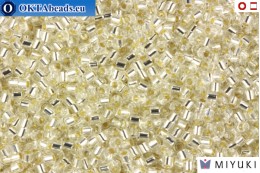 MIYUKI Beads Delica Silver Line Crystal 15/0 (DBS41) DBS041