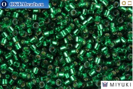 MIYUKI Beads Delica Silver Lined Emerald 11/0 (DB605)