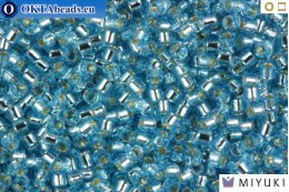 MIYUKI Beads Delica Silver Lined Light Blue 11/0 (DB44)