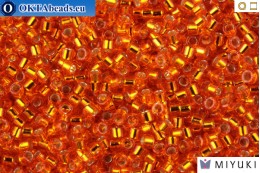 MIYUKI Beads Delica Silver Lined Orange 11/0 (DB45) DB045