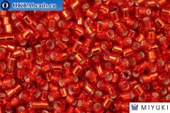 MIYUKI Beads Delica Silver Lined Red/Orange (DBM43) 10/0, 5gr