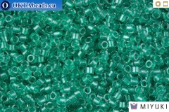 MIYUKI Beads Delica Sparkling Turquoise Lined Crystal 11/0 (DB904)