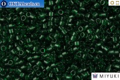 MIYUKI Beads Delica Transparent Green 11/0 (DB713)