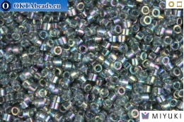MIYUKI Beads Delica Transparent Light Grey AB 11/0 (DB179)