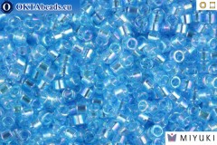 MIYUKI Beads Delica Transparent Light Sapphire AB 11/0 (DB176)
