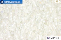 MIYUKI Beads Delica White Pearl AB 11/0 (DB202)