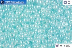 MIYUKI Beads Light Aqua Ceylon (522) 11/0