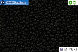 MIYUKI Beads Matte Black (401F) 8/0 8MR401F