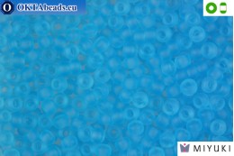 MIYUKI Beads Matte Transparent Light Blue 8/0 (148F) 8MR148F