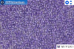 MIYUKI Beads Purple Lined Crystal 15/0 (1531)