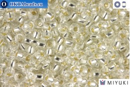 MIYUKI Beads Silver Line Crystal (1) 11/0 11MR1