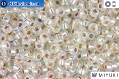 MIYUKI Beads Silver Line Crystal AB (1001) 11/0