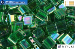 MIYUKI Beads TILA Transparent Green Luster (179)
