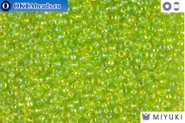 MIYUKI Beads Transparent Chartreuse AB 11/0 (258) 11MR258