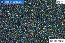 MIYUKI Beads Variegated Blue Lined Crystal AB 11/0 (283) 11MR283