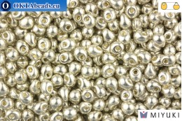 MIYUKI Drop Beads Galvanized Silver (181) DpM181