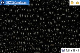 MIYUKI Drop Beads Opaque Black (401) DpM401