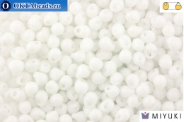 MIYUKI Drop Beads Opaque White (402) DpM402