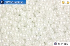 MIYUKI Drop Beads White Pearl (420)