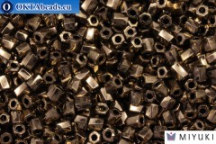 MIYUKI Twist Hex Cut Beads Bronze Metallic (457) 10/0, 10gr